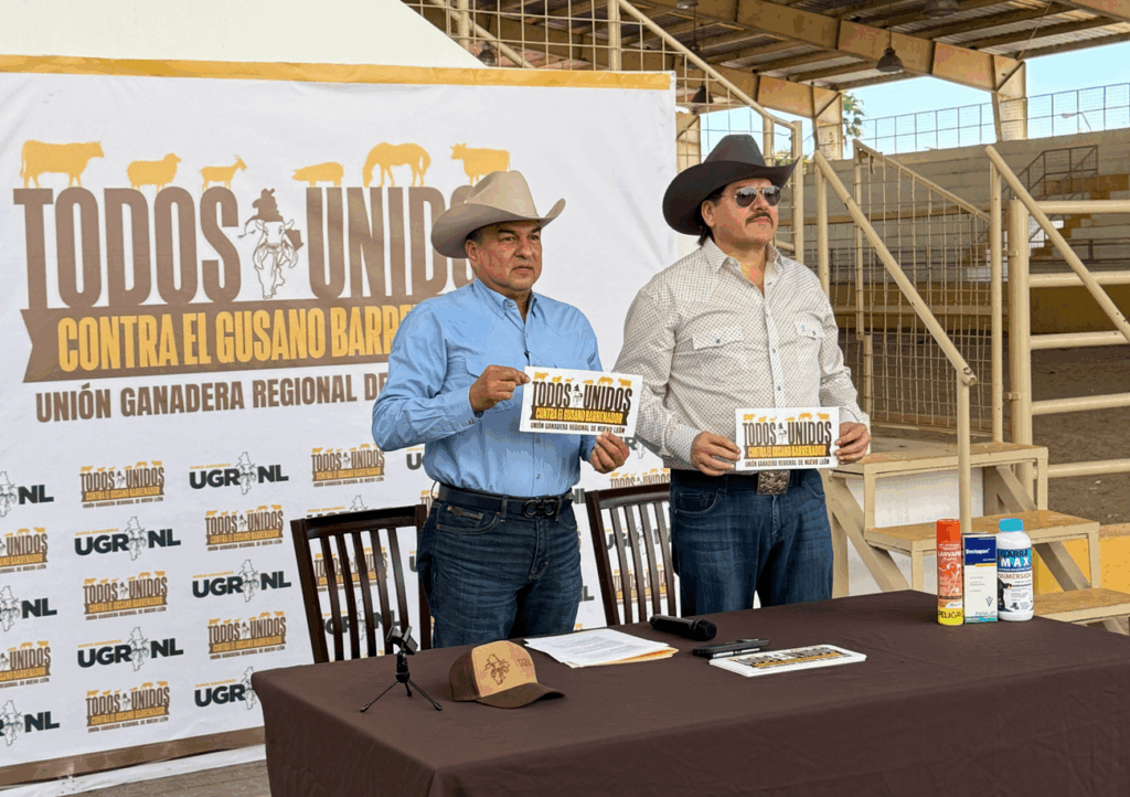 Refuerza Unión Ganadera Regional de Nuevo León campaña preventiva contra el Gusano Barrenador