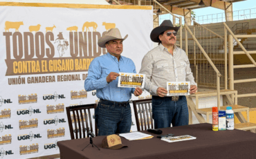 Refuerza Unión Ganadera Regional de Nuevo León campaña preventiva contra el Gusano Barrenador