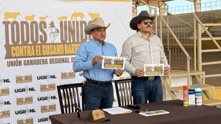 Refuerza Unión Ganadera Regional de Nuevo León campaña preventiva contra el Gusano Barrenador